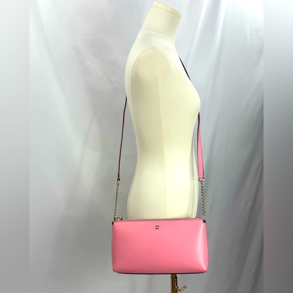 Kate Spade Crossbody Zipper Purse Bag Pink